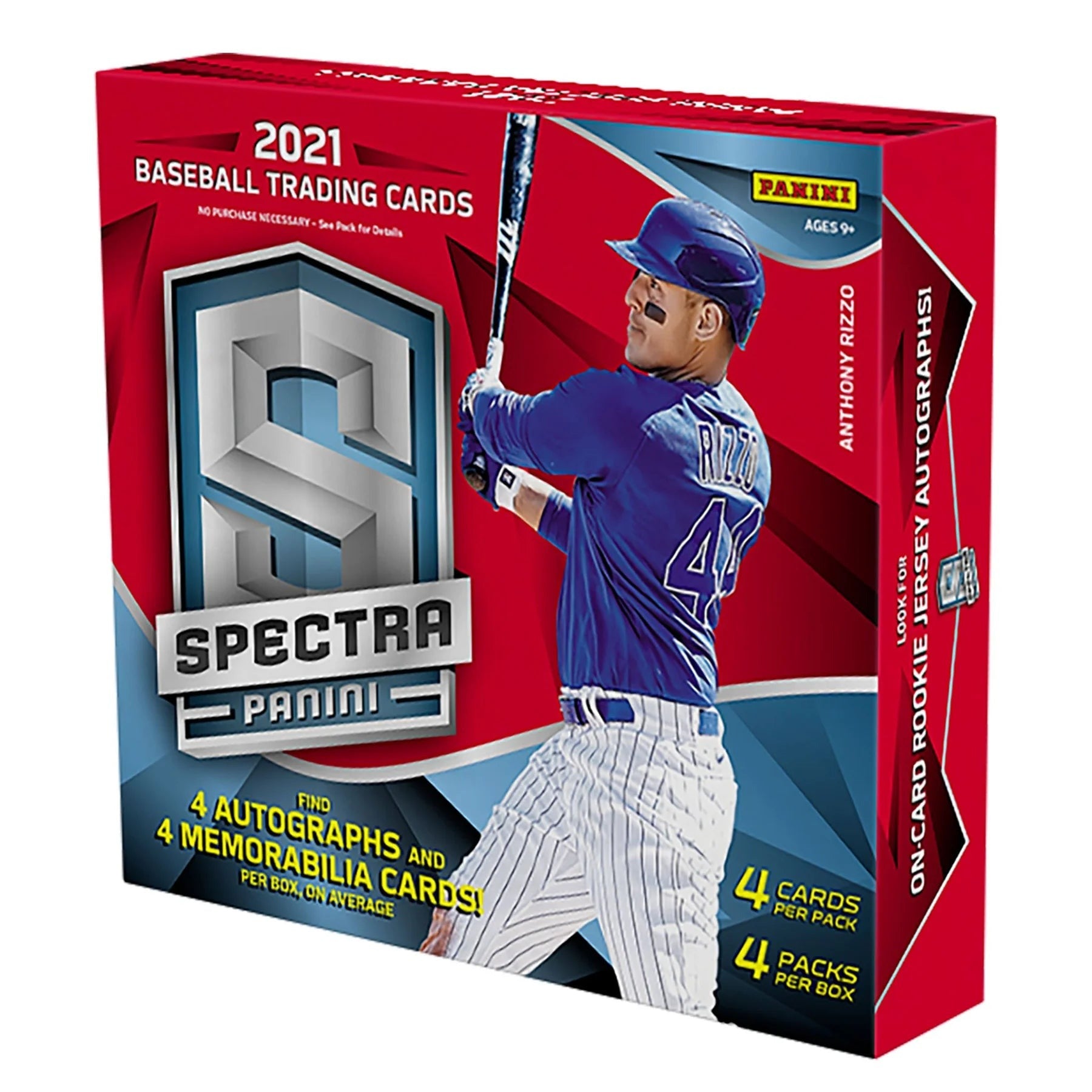 a Panini Spectra 2021 baseball hobby box