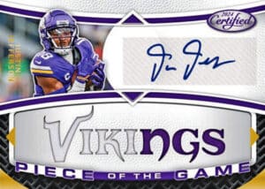 2024 Panini Certified Nfl Football Cards Piece Of The Game Signatures Gold