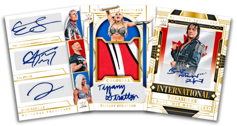 2024 Panini National Treasures WWE Trading Cards Checklist