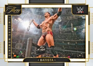 2024 Panini Three Count Wwe Trading Cards Base Timeless Moments Batista