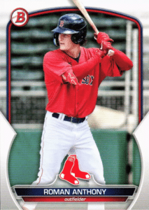 MLB Future Watch: Roman Anthony Baseball Cards, Boston Red Sox