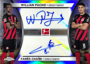 Soccer Future Watch: Fares Chaibi Soccer Cards, Eintracht Frankfort