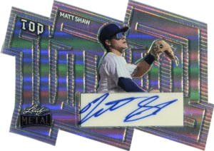 MLB Future Watch: Matt Shaw Baseball Cards, Chicago Cubs